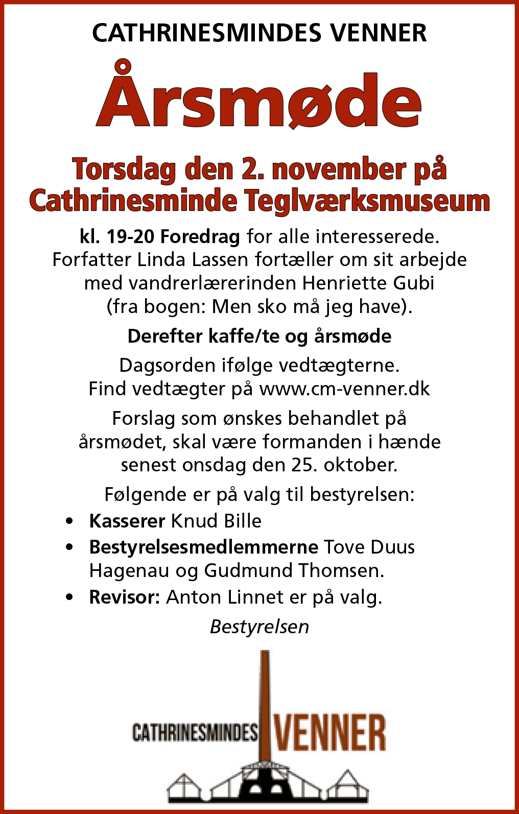 Cathrinesmindes Venner-uge41_23 annonce
